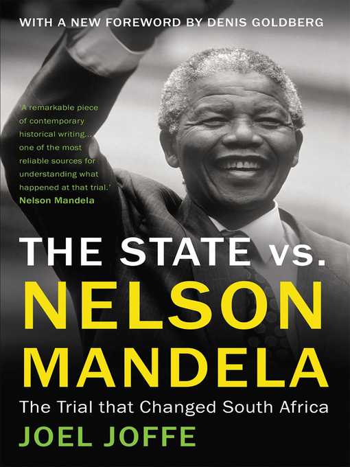 Title details for The State vs. Nelson Mandela by Joel Joffe - Available